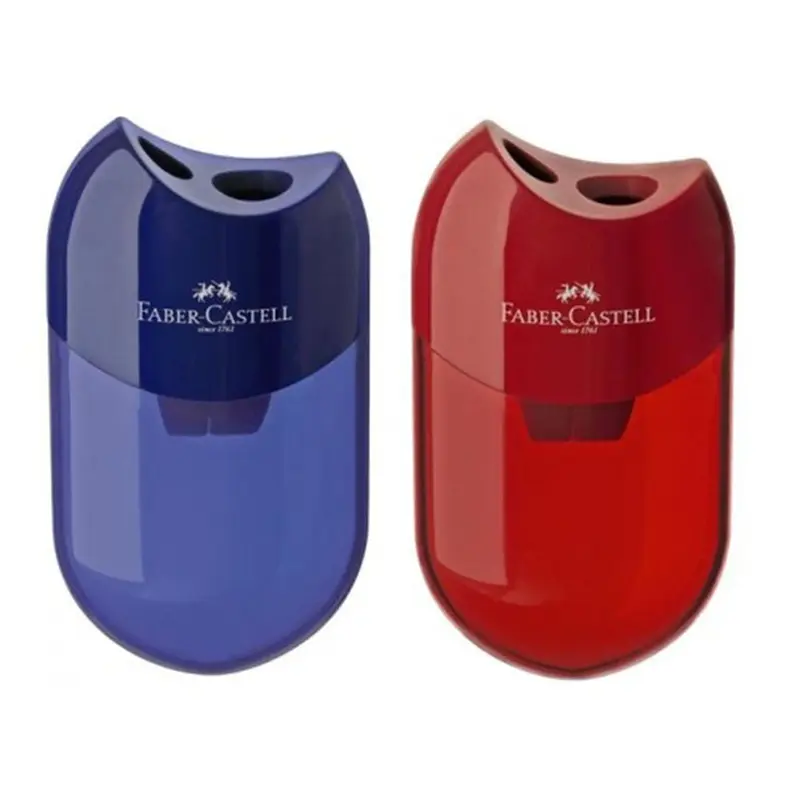 (NET) Faber Castell Sharpener Apple  DH w/barrelblue