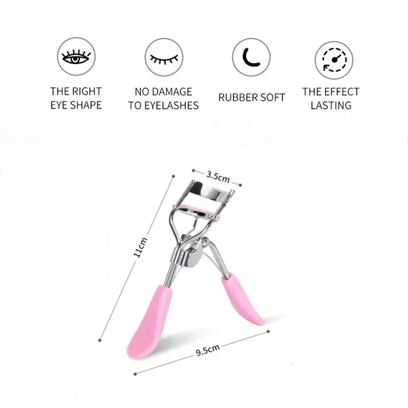 (NET) Eyelash Curler With Rubber HandleSomo