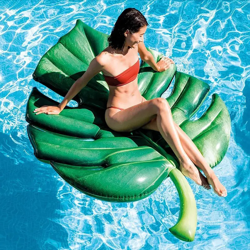 (NET) Intex 58782 Palm Leaf Mat 2.13 x 1.42 cm