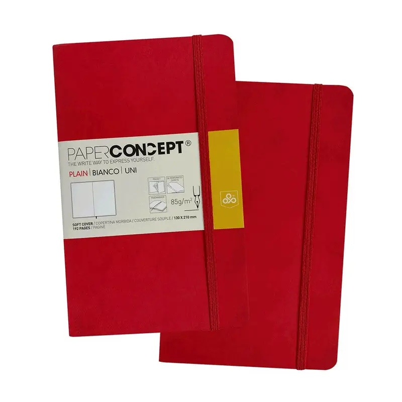 (NET) OPP Paperconcept Executive Notebook PU Soft Cover Plain / 1321 cm
