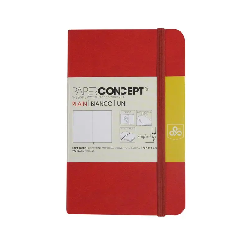 (NET) OPP Paperconcept Executive Notebook PU Soft Cover Plain / 914 cm