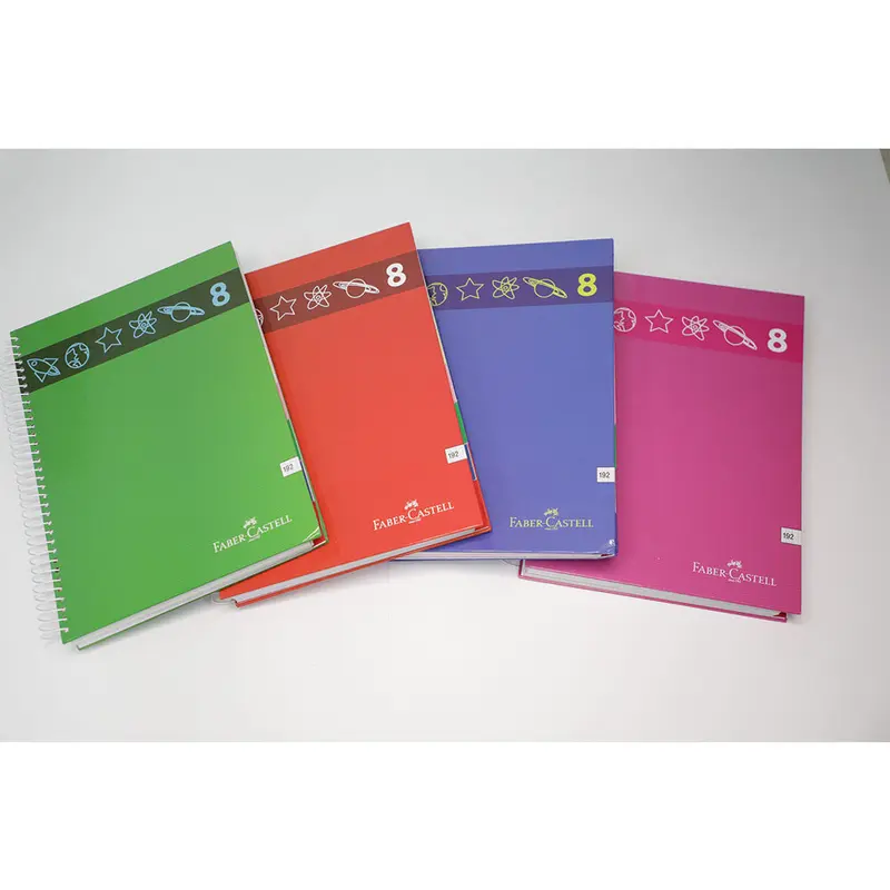 (NET)Faber-Castell Univ.3 Subjt. A4 Spiral 144sh 70g Sqrd.