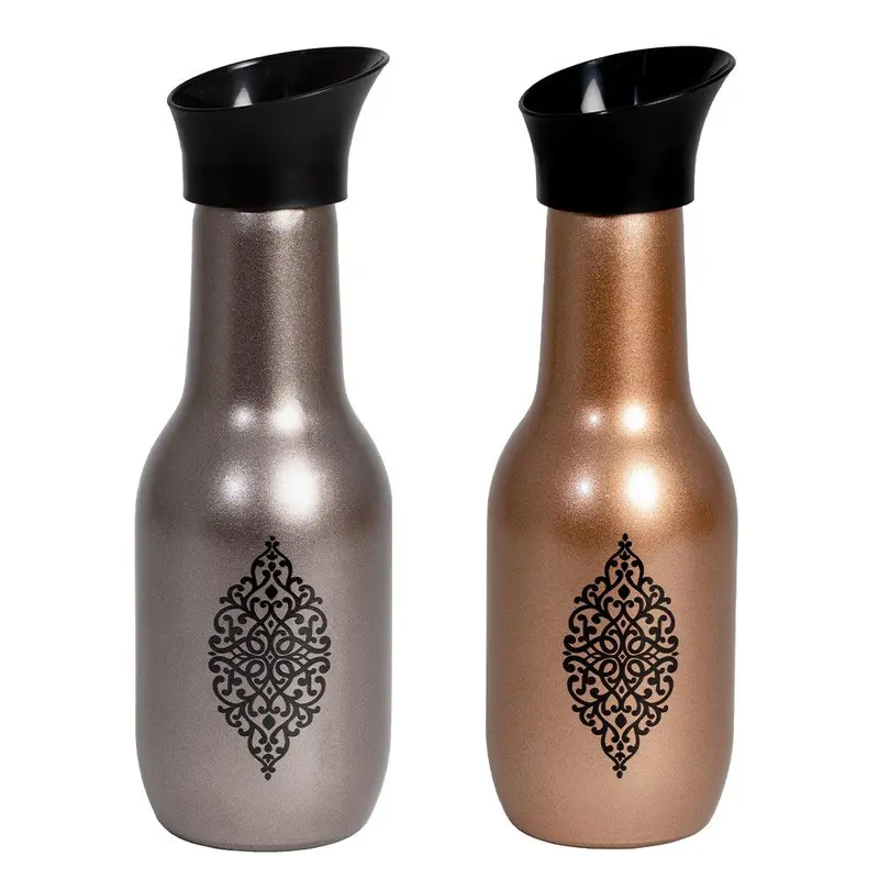 (net)Herevin Water Bottle Metallic Design / 1000 mlSilver