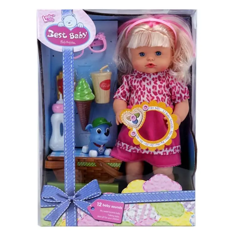 16 inch DOLL WITH THE FUNCTION OF DRINKING AND STALING 12SOUND