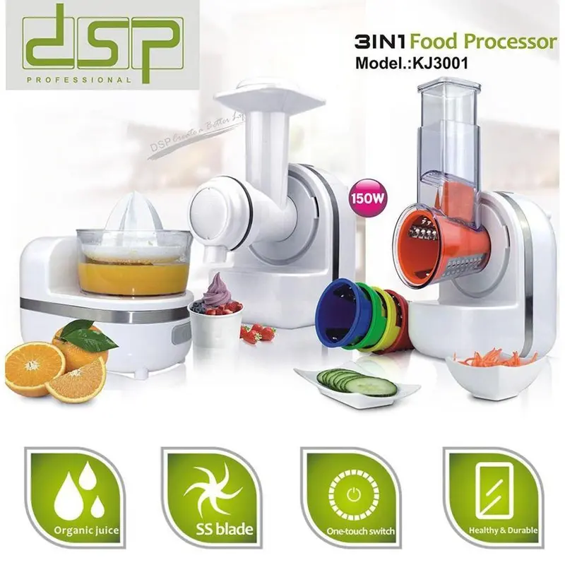 **(Net)** DSP 3 in 1 Food Processor 150W