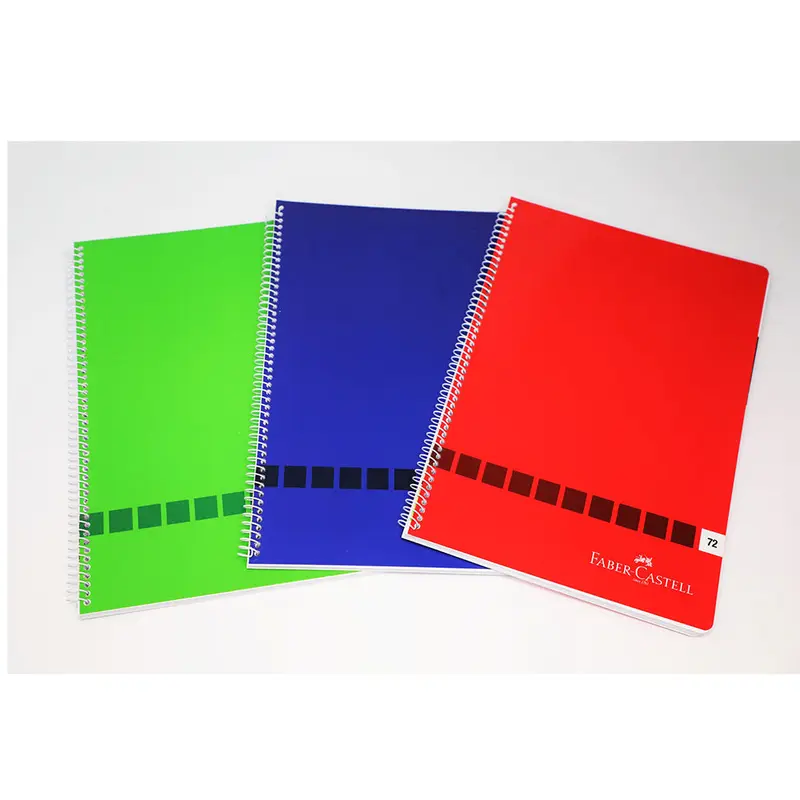 (NET)Faber-Castell Univ. Book  A5 D.Spiral  72sh  90g Lined