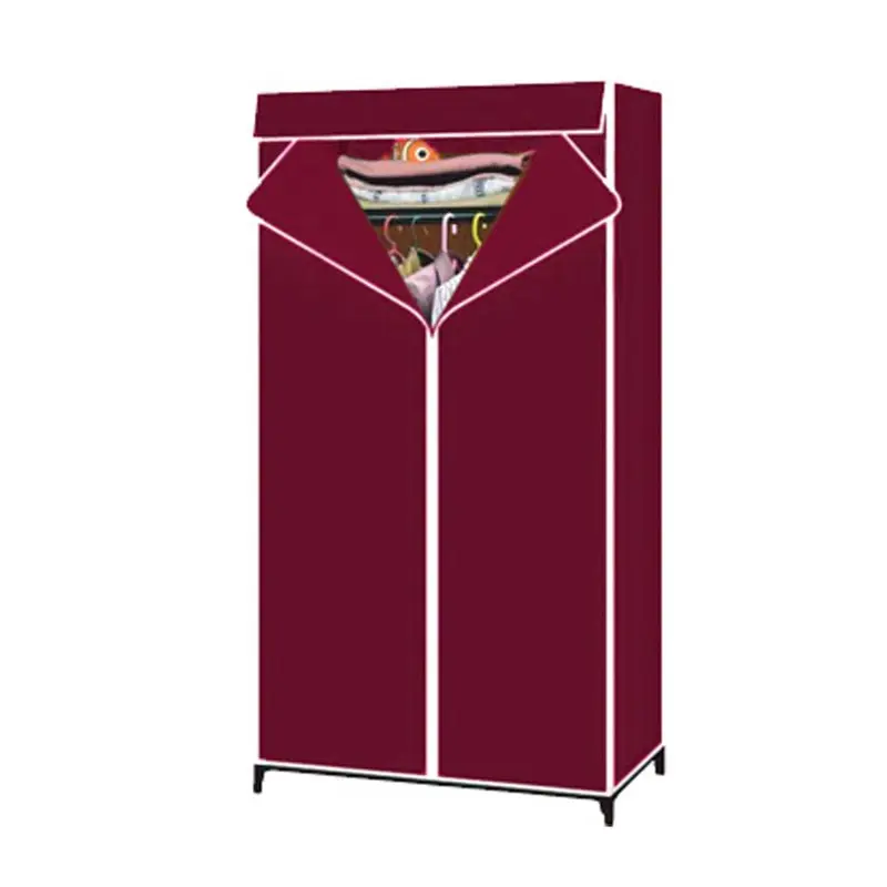 **NET**Quality Bedroom Fabric Wardrobe - 8864 / 6418 / 62128Bordo