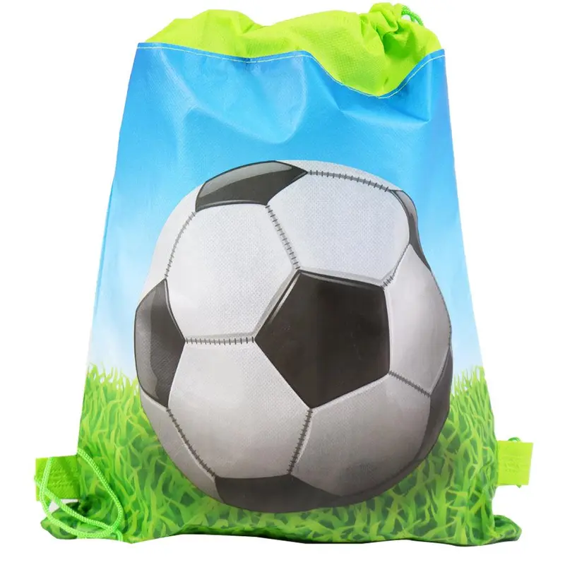 **(Net)** Kids Cartoon Bag - H-655Football Green