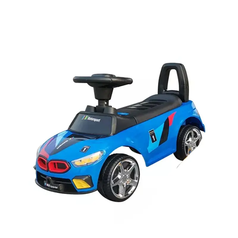 Babyland Musical And Light Steering Wheel Ride On Car BMW / KC22-180Blue