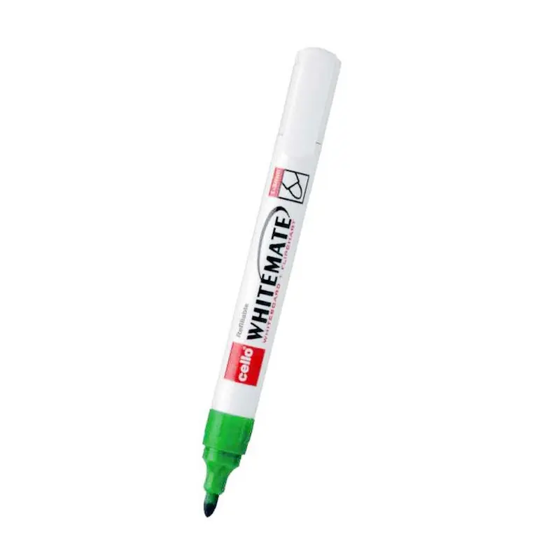 Bic Cello Refillable Whitemate White Board Marker / Green
