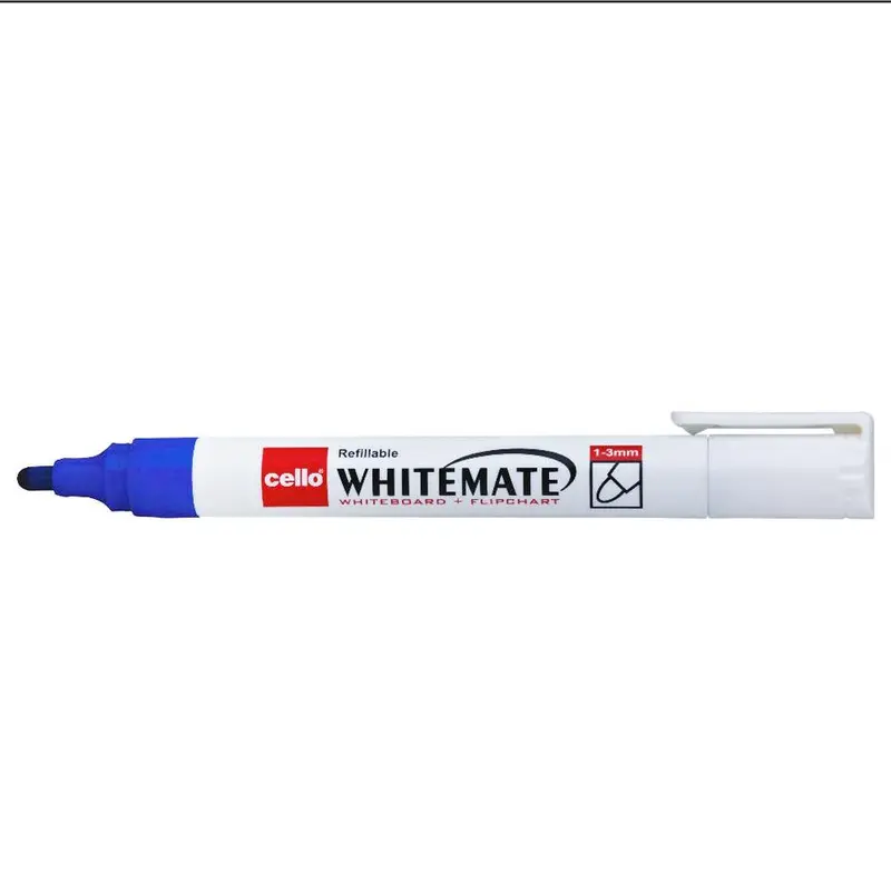 Bic Cello Refillable Whitemate White Board Marker / Blue