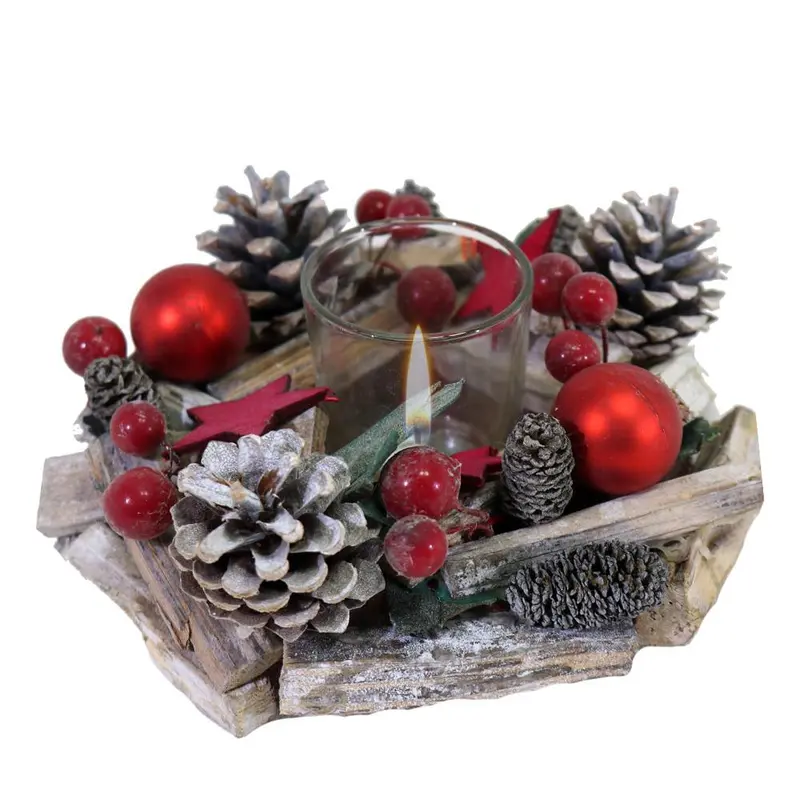 Christmas Candle Holder 16 cm /Q-918