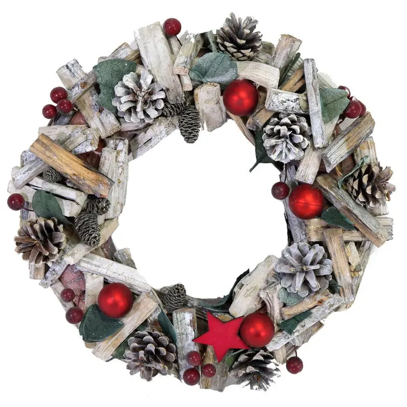 Christmas Wreath Door Decoration 25 cm / Q-916