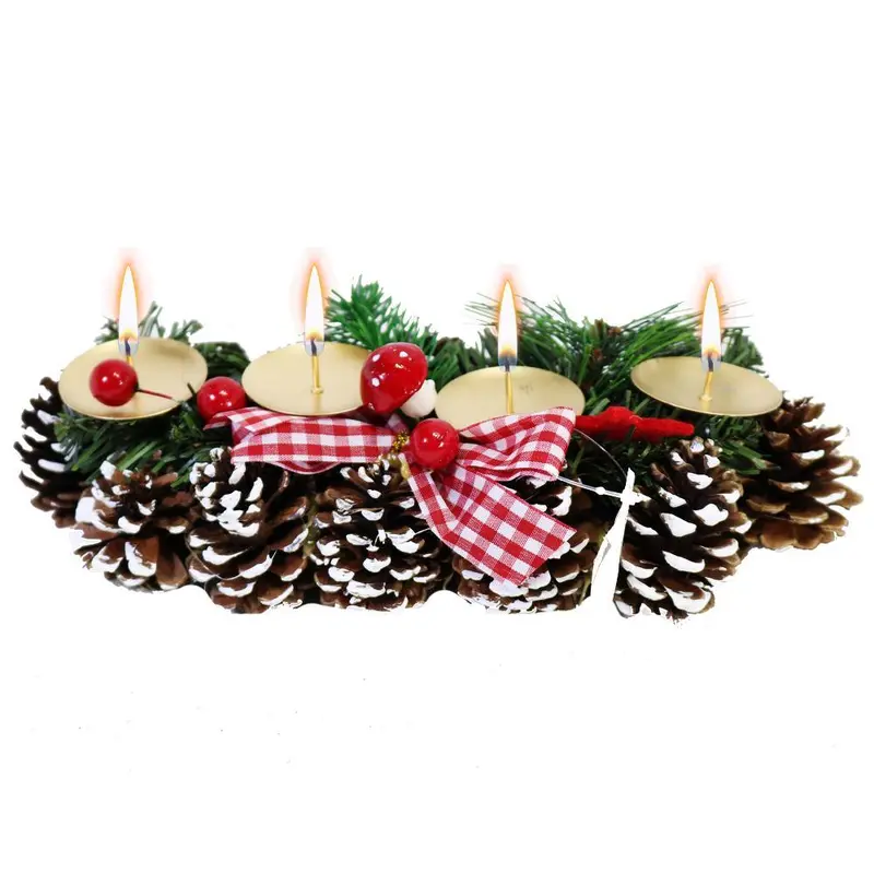 Christmas Candle Holder 25 x 11.5 cm
