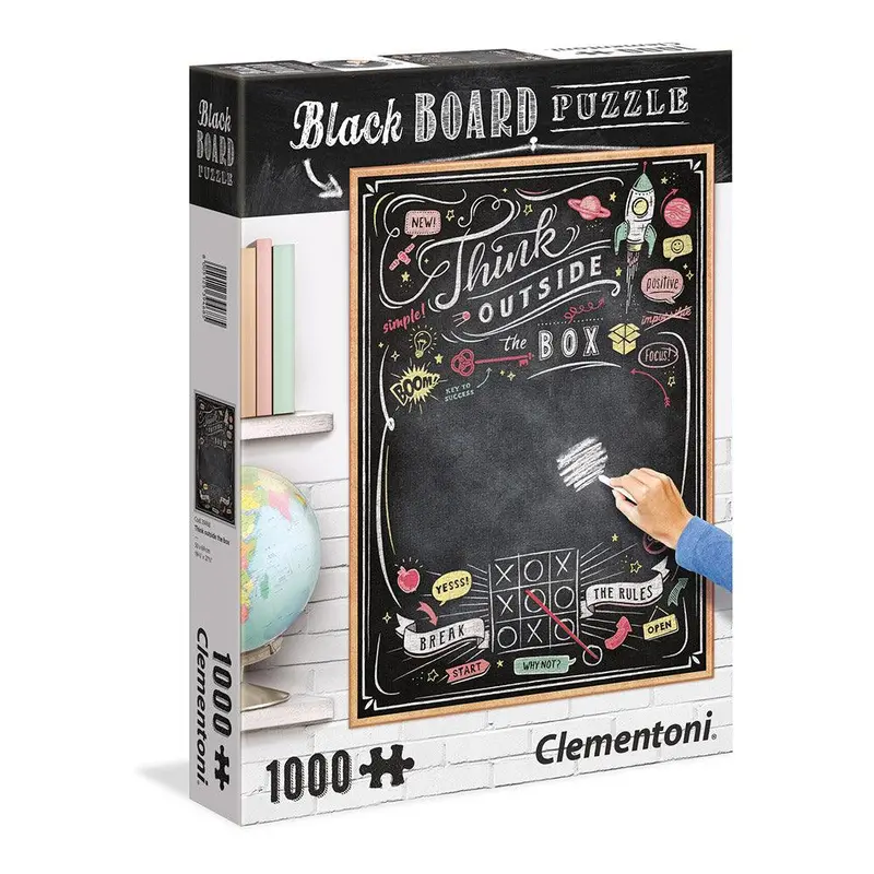 Clementoni Think Outside the box Black Board Puzzle 1000 pcs