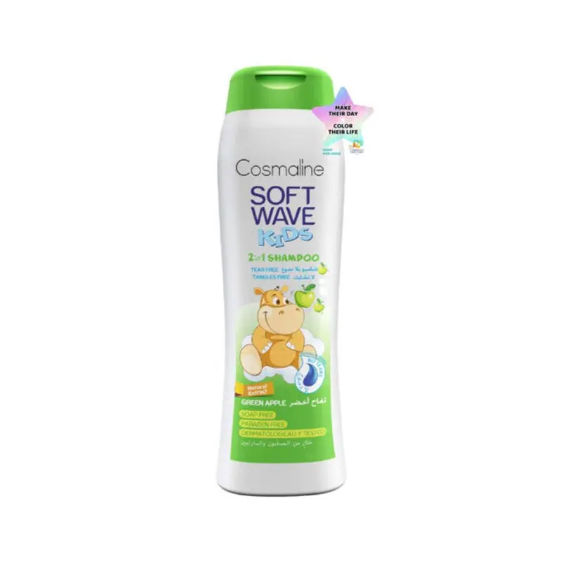 Cosmaline SOFT WAVE KIDS SHAMPOO GREEN APPLE 400ml / B0003466