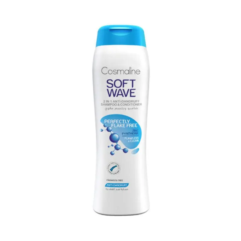 Cosmaline SOFT WAVE PERFECTLY FLAKE FREE SHAMPOO & CONDITIONER FOR ANTI-DANDRUFF 400ml / B0003367