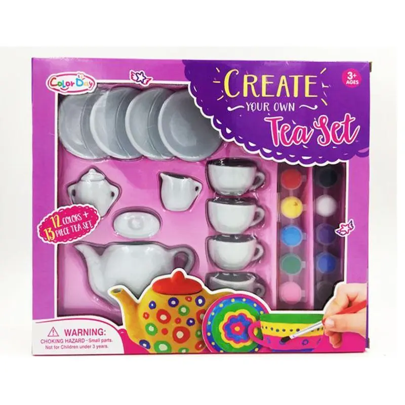 Create Your Own 13 Pieces Tea Set