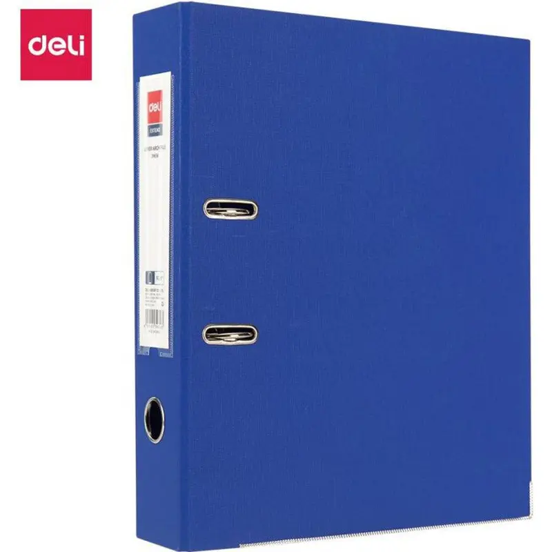 Deli B20933 Lever Arch File FC 3 inch - Blue