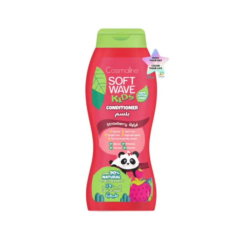 Cosmaline SOFT WAVE KIDS CONDITIONER STRAWBERRY OVER 90% NATURAL ORIGIN INGREDIENTS 400ml / B0003902