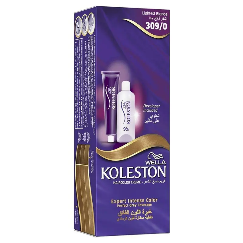 Cosmaline Wella Koleston Color Cream Semi-Kit - Lightest Blonde 309/0 100 ml / A0003346