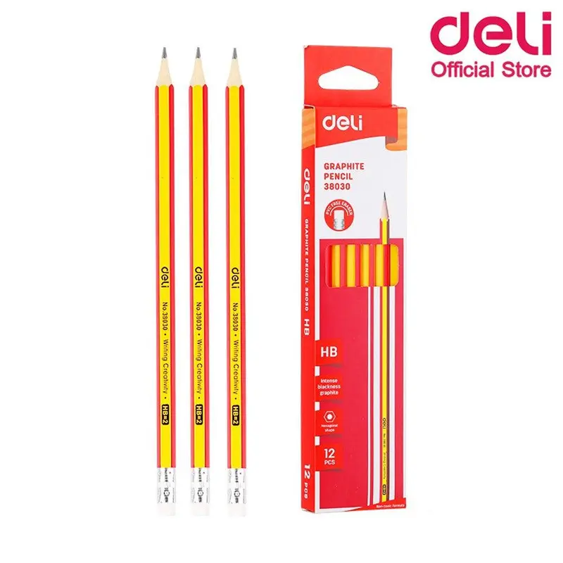 Deli 38030  Pencil HB 12 pcs