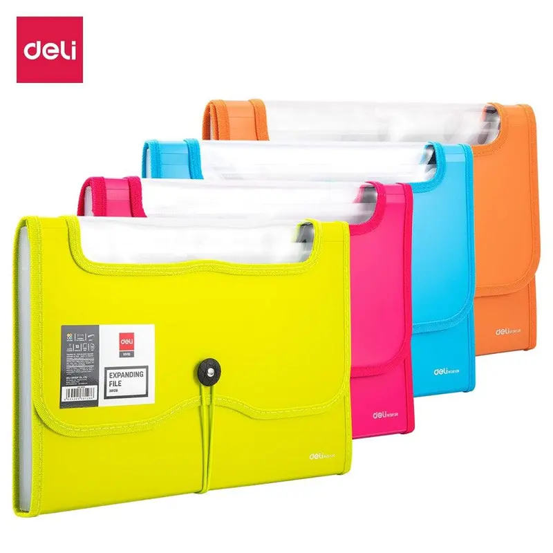Deli E38128 A4 Expanding File 13 pockets