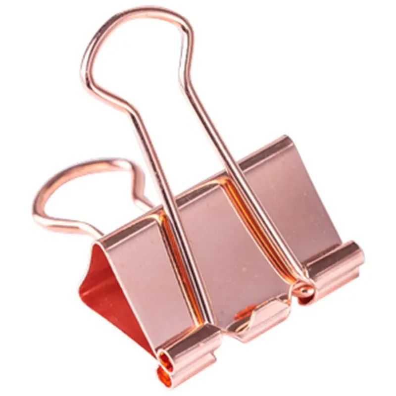 Deli E78201 Binder Clips 25MM  ROSE GOLD #4