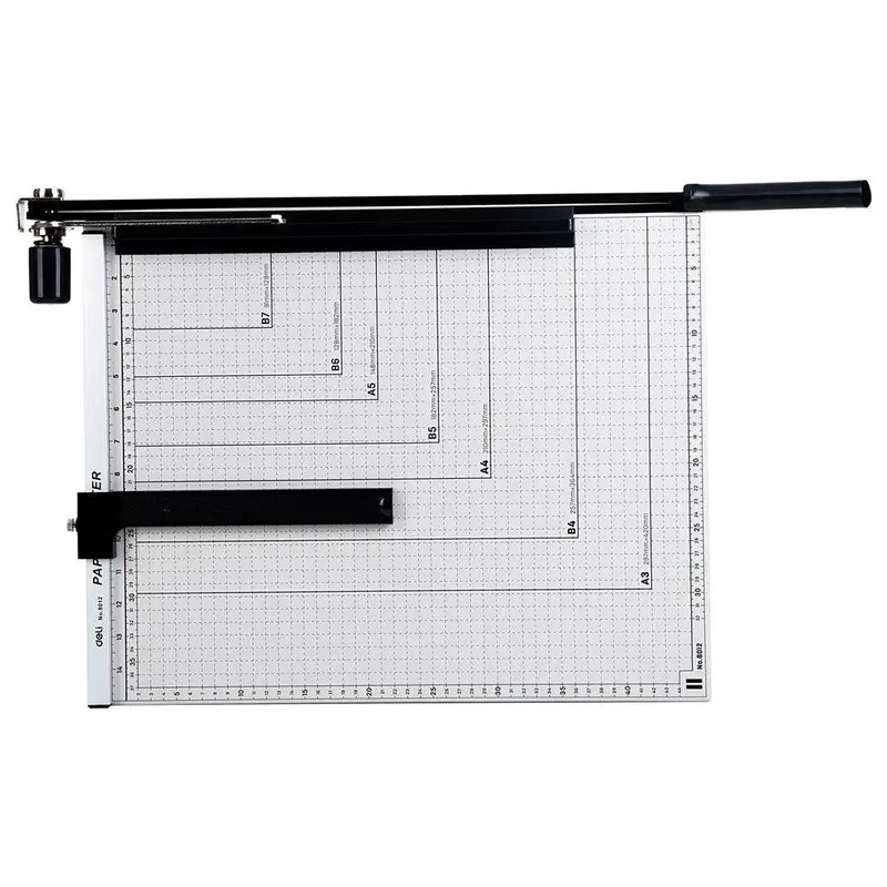 Deli E8012 Steel Paper Cutter Trimmer A3