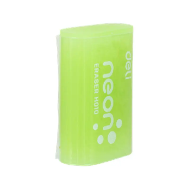 Deli H01000  Eraser 4 x 2.5 x 1 cmGreen