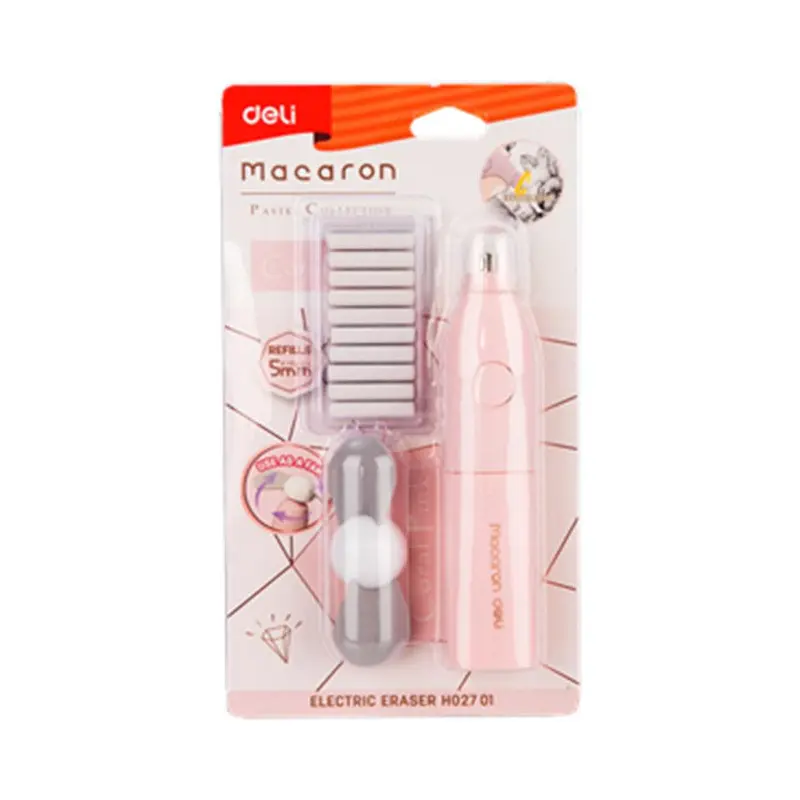 Deli H02701 Electric EraserPink
