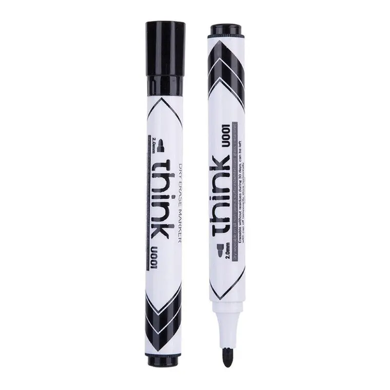 Deli U00120 Dry Erase Bullet Tip Black / 41251