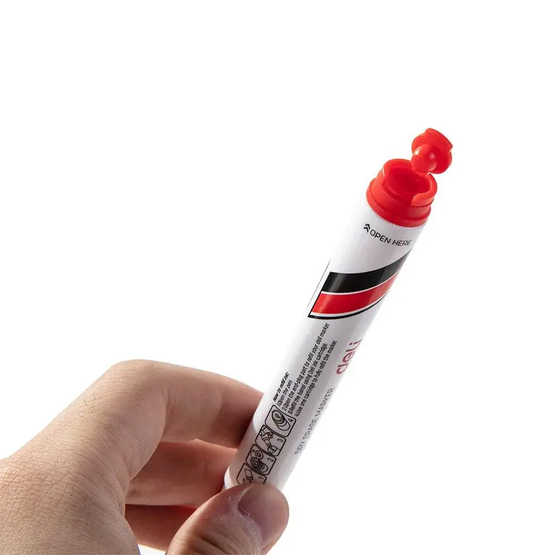Deli U00540 Dry Erase Marker Refillable Linkpro 2mm Red
