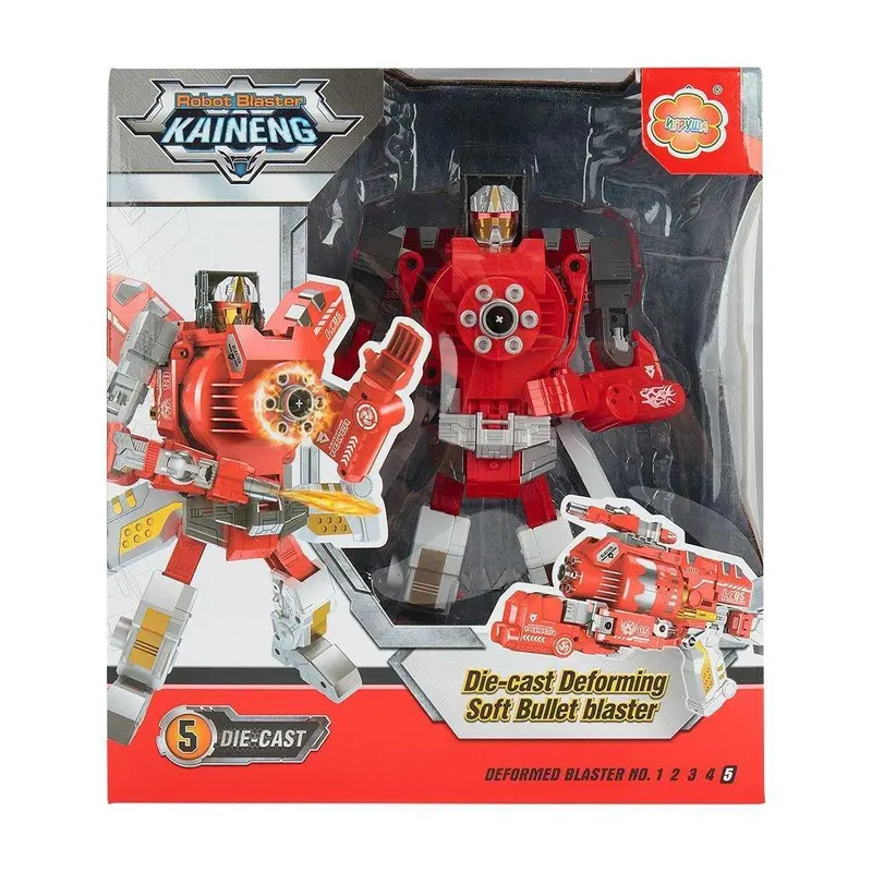 DIE-CAST Transformer soft bullet gun