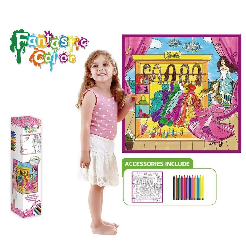 Fantastic Colors Coloring Mat