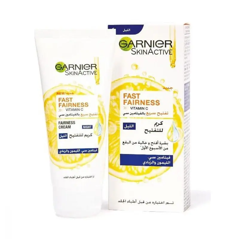 Garnier Fast Fairness Night Cream with Vitamin C Lemon and Yoghurt 50ml