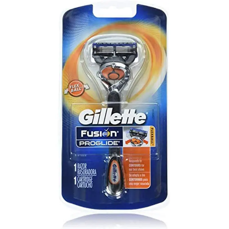 Gillette Fusion Proglide Flexball Razor 1 Handle   1 Refill