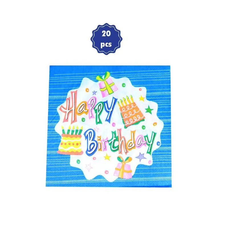 Happy Birthday- Party Napkins (20 pcs)/ AB-92