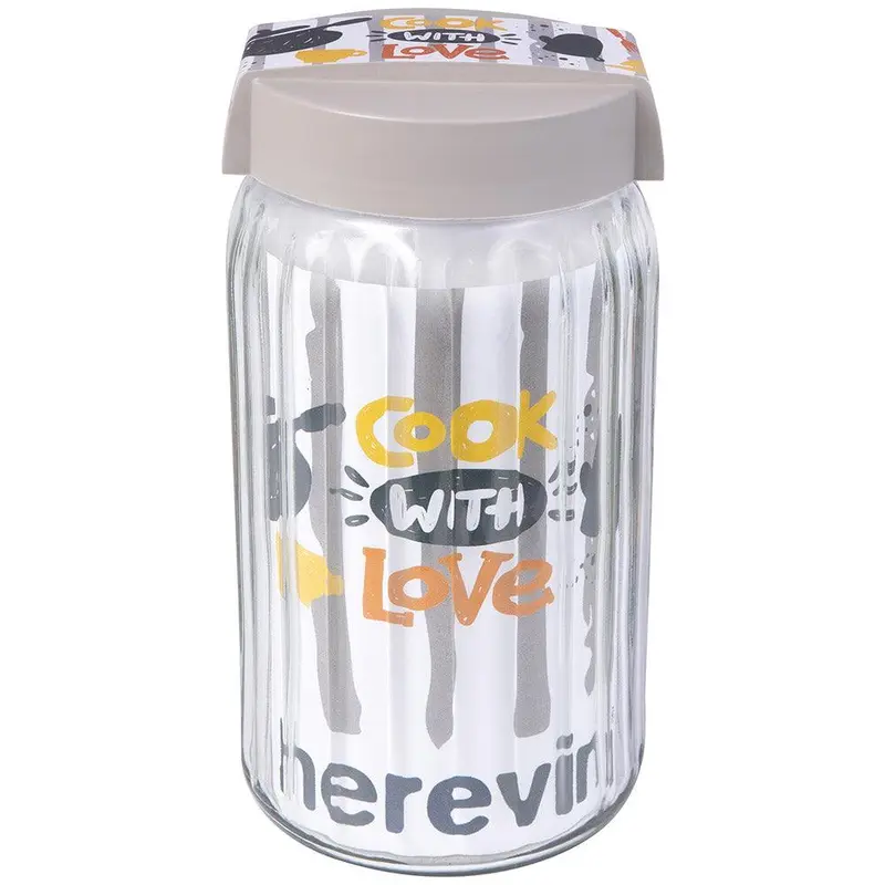 Herevin Jar - Cook With Love  / 1.7Lt