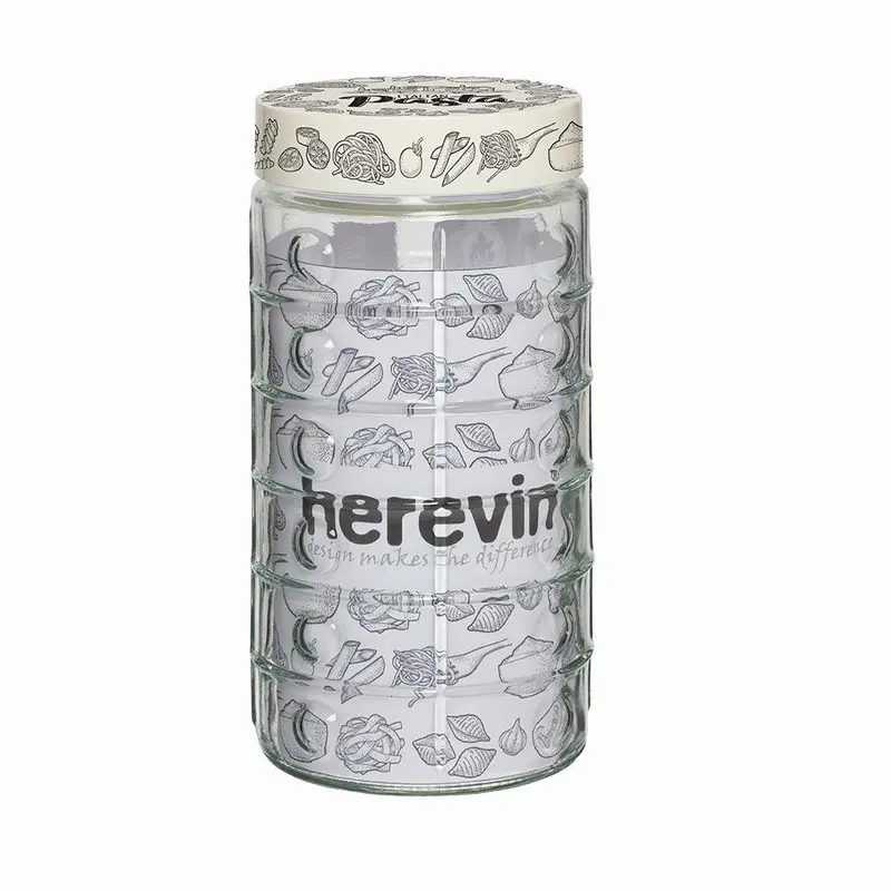 Herevin Embossed Canister Pasta - 1.7Lt
