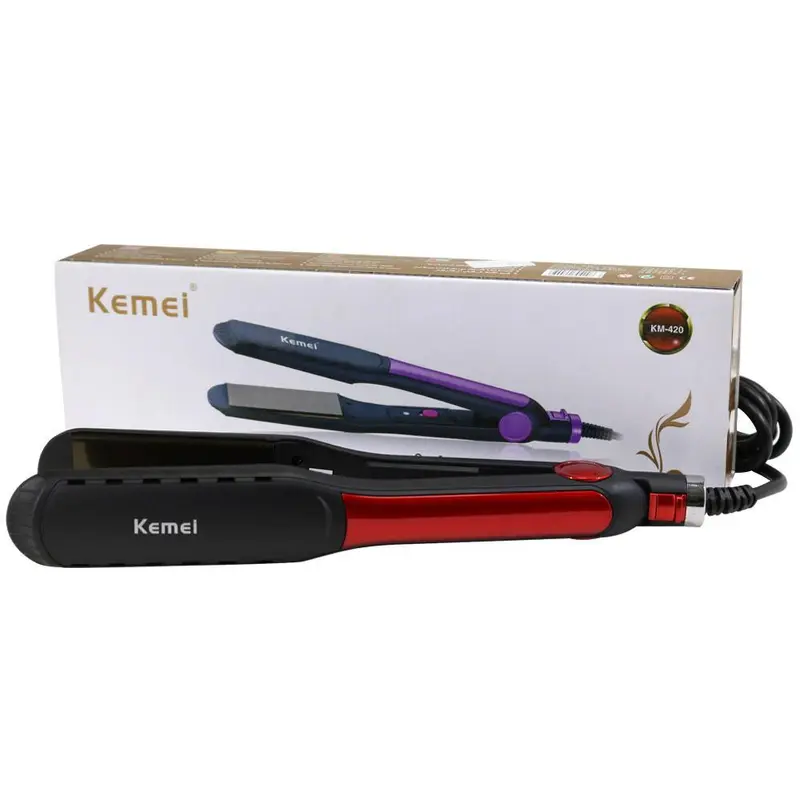 Kemei Professional Hair Straightener (Net)Red