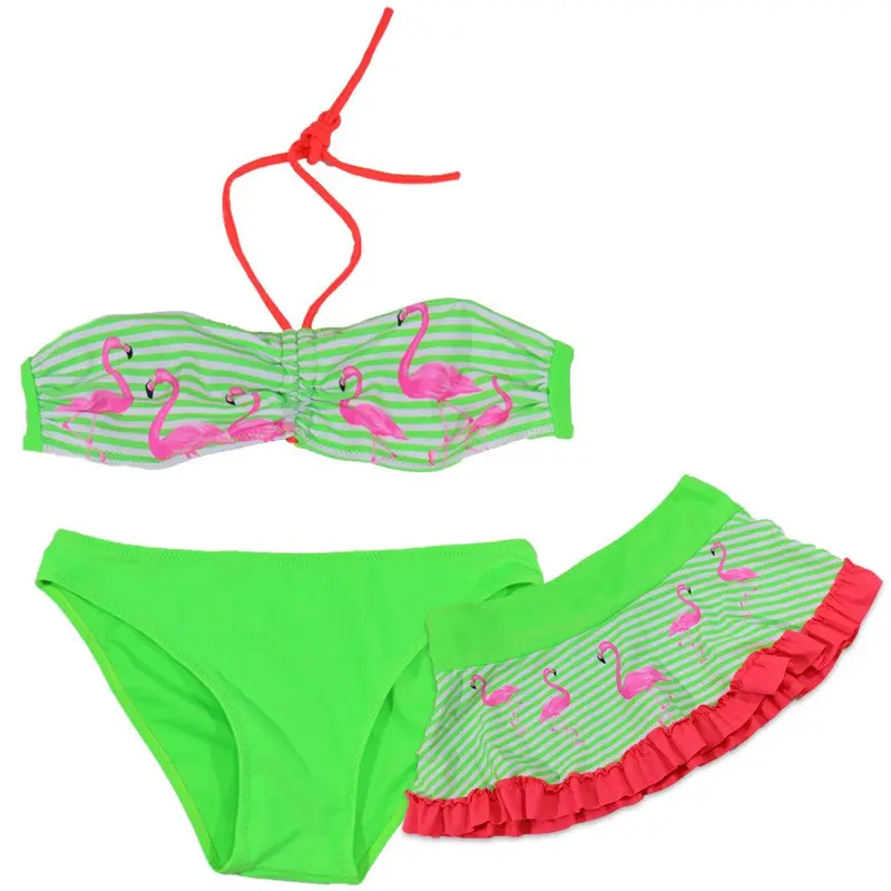 Kids Swim Wear / N-306Green / 4