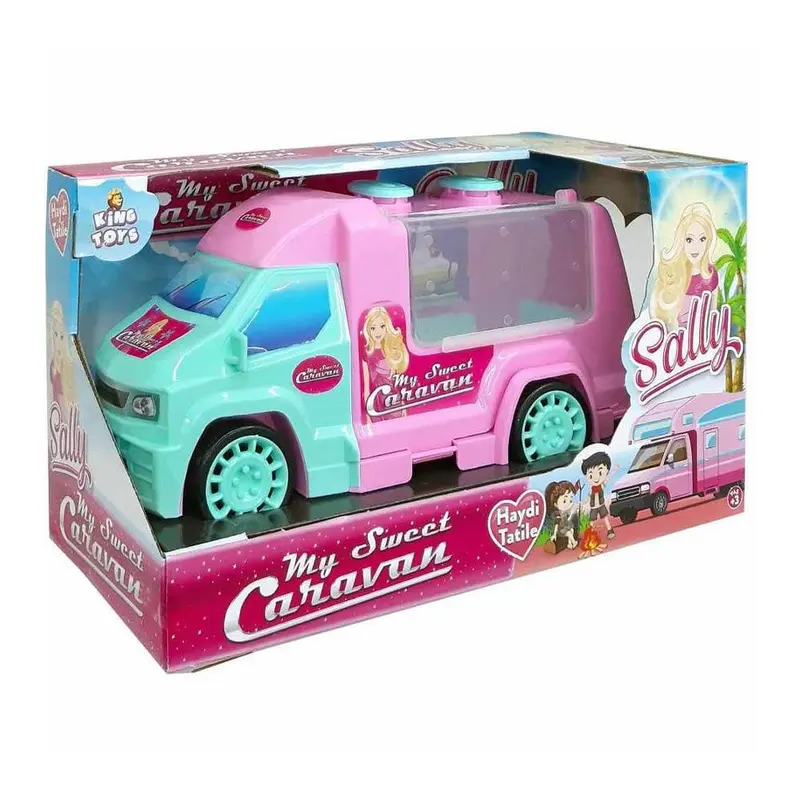 King Toys My Sweet Caravan SallyFuchsia and Aqua
