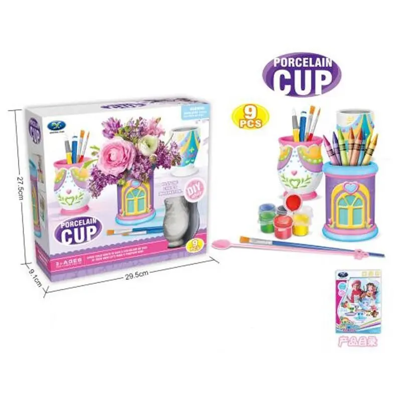 Porcelain Cup Painting Set