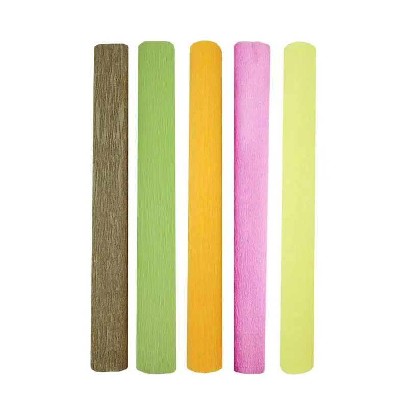Pk10 Colored Crepe Paper *10Yellow