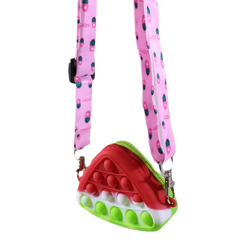 Pops it Small Wallet Coin Purse BagTriangular