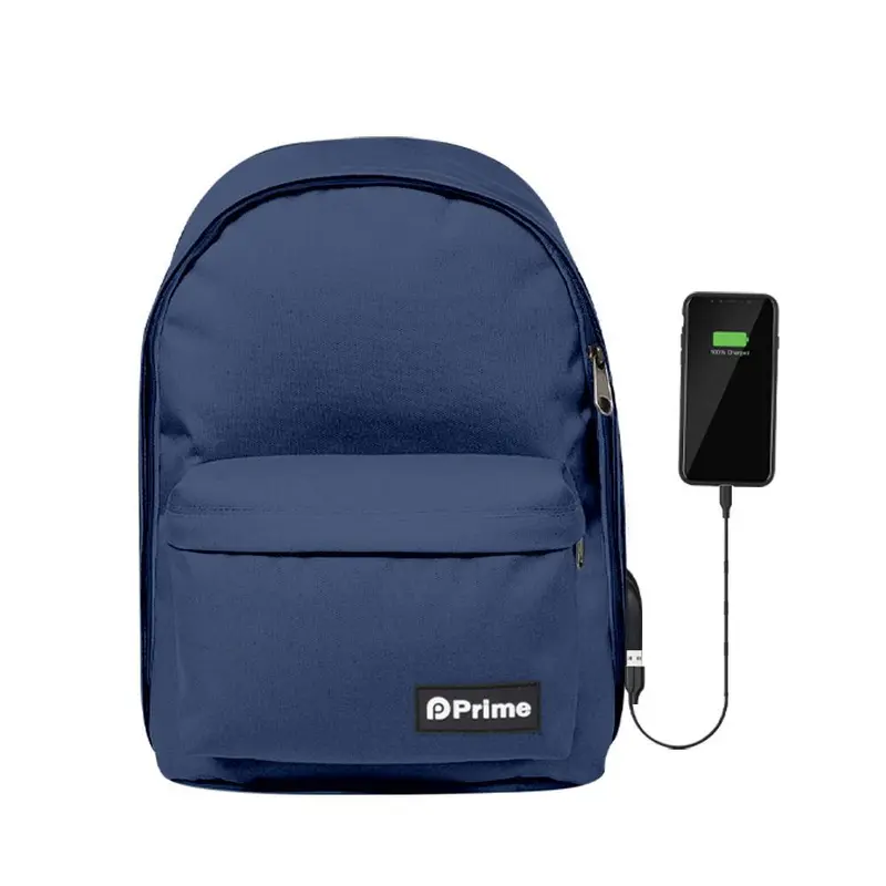 Prime 17 Inch Back Pack With USB