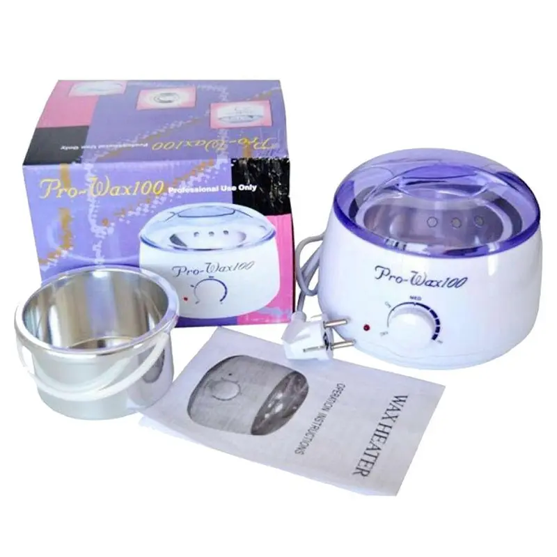 PRO-WAX 100 Hot Wax Heater/Warmer Salon Spa Beauty Equipment for Hard Strip Waxing 400MLPink