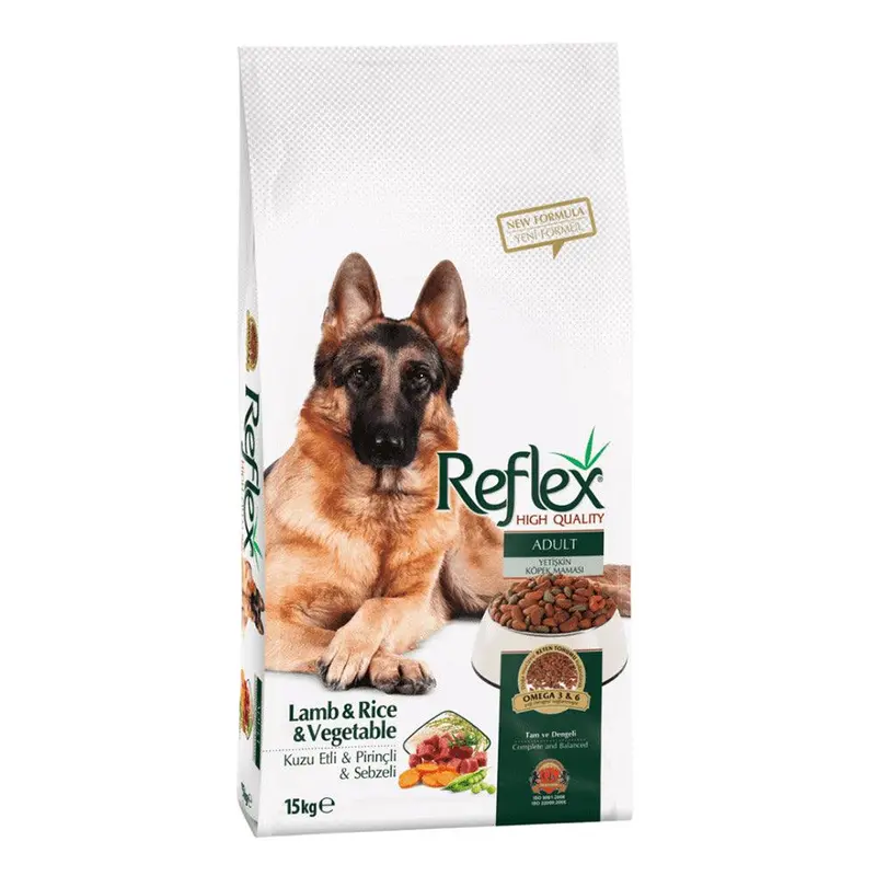 Reflex Adult Dog Food Lamb, Rice & Vegetable 15 Kg