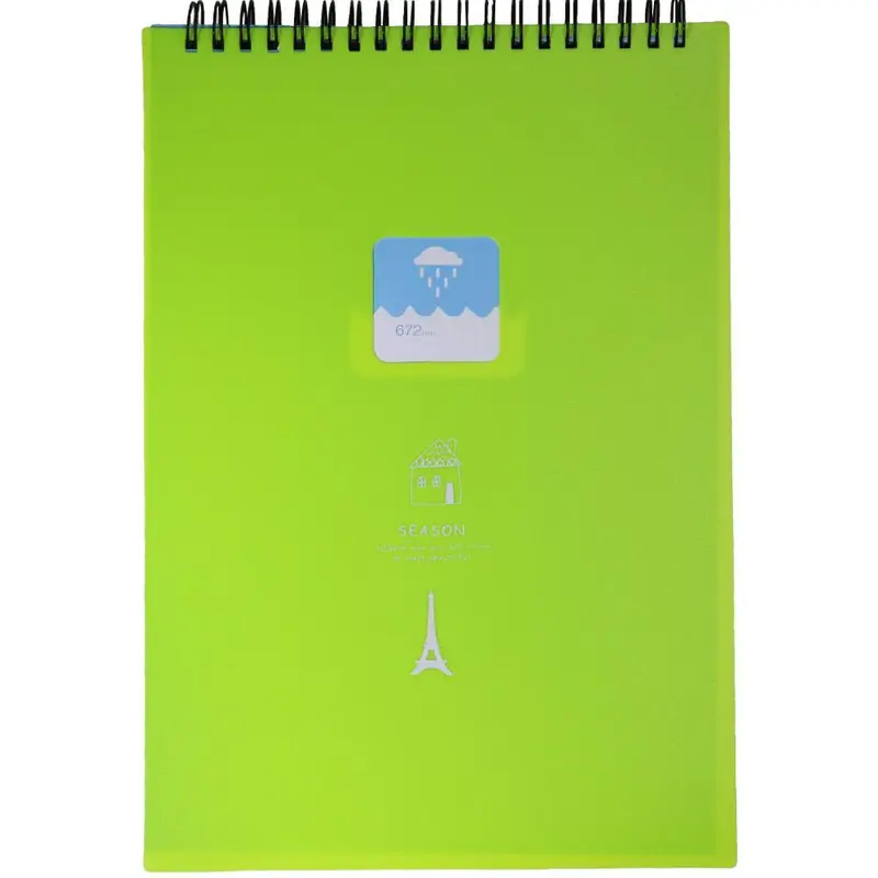 Season Spiral Memo Note Book 9267Green